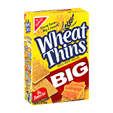 Nabisco Wheat Thins big snack crackers, 100% whole grain Left Picture